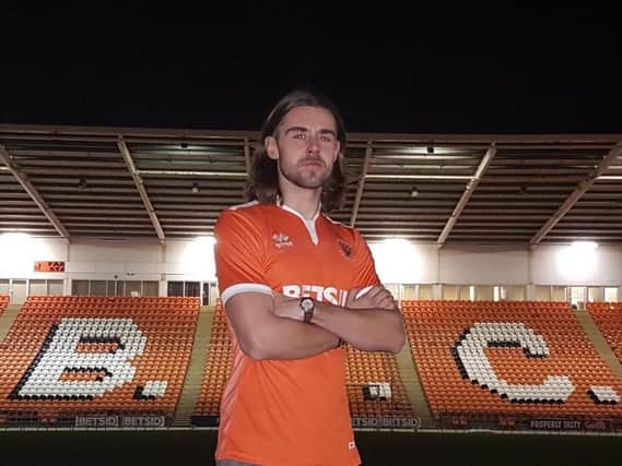 Antony Evans joined Blackpool from Everton Picture: BLACKPOOL FC