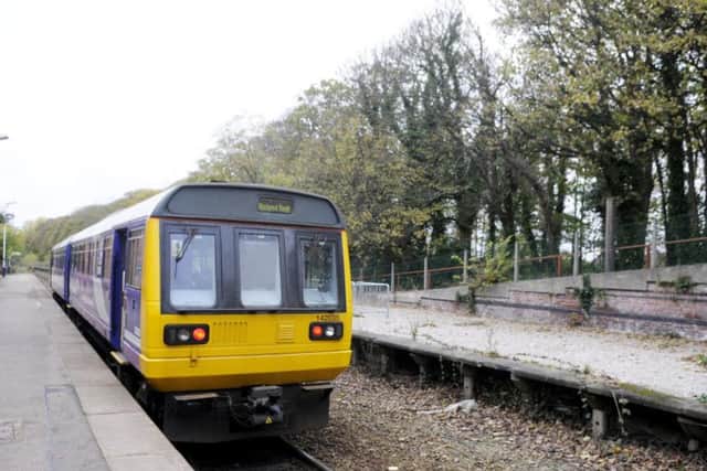 The South Fylde line at Lytham railway station