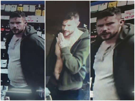 CCTV images of a man police want to speak after a 14-year-old was assaulted on Christmas Day