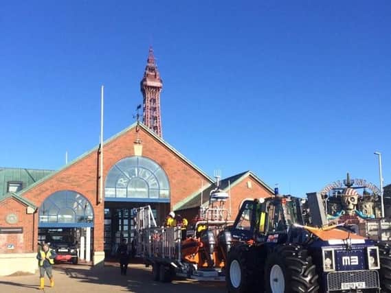 The towing craft at Blackpool RNLI station Picture: Blackpool RNLI