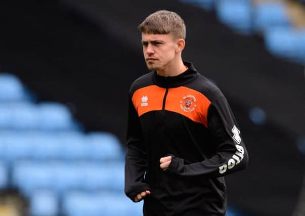 Elias Sorensen was one of Blackpools youthful arrivals in the January transfer window
