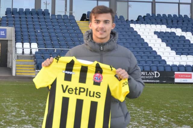 AFC Fylde new boy Tom Sang