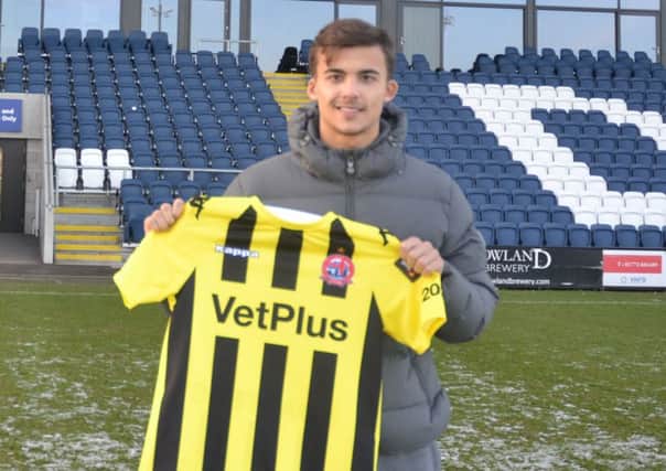 AFC Fylde new boy Tom Sang