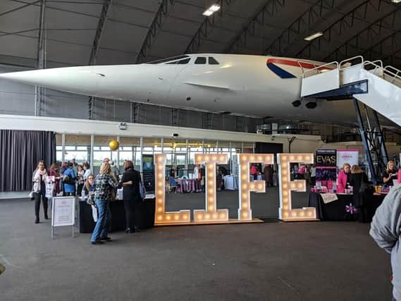 The LIFE Expo event at Manchester Airport organised by Pink Link Ladies of Blackpool