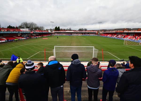 Accrington Stanley did everything to make Blackpool supporters welcome but could not control the weather