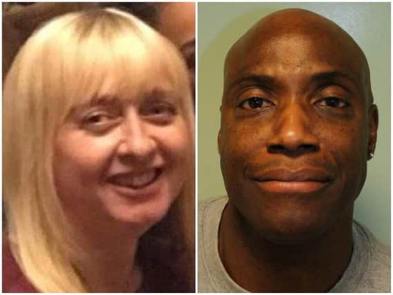 Karen Peter whose husband, Thomas Peter, has been found guilty of her murder at the Old Bailey, London.