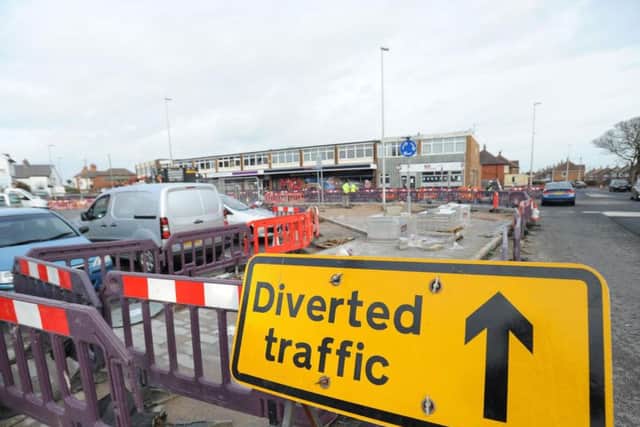Roadworks and closures are affecting businesses around Red Bank Road in Bispham