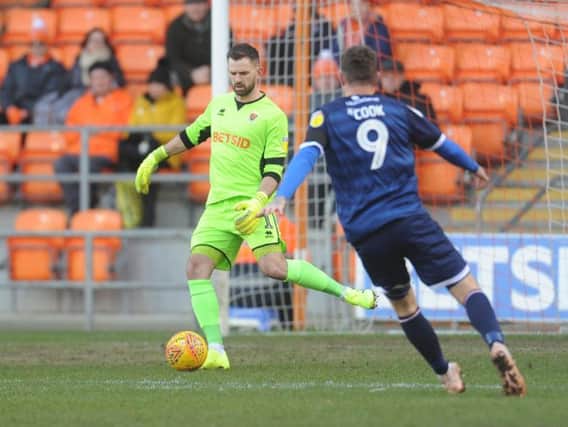 Mark Howard made some spectacular saves to keep a clean sheet against Walsall