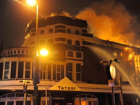 The Yates Wine Lodge fire in the early hours of Valentine's Day 2009 (Picture: Darren Nelson)