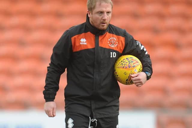 Blackpool first-team coach Ian Dawes