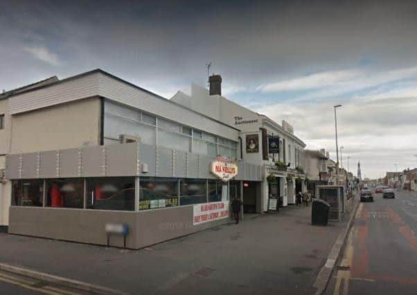 The assault took place close to Ma Kellys at 2.20am on Sunday, February 10 in Lytham Road, Blackpool.