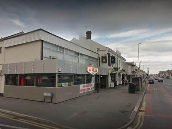 The assault took place close to Ma Kellys at 2.20am on Sunday, February 10 in Lytham Road, Blackpool.