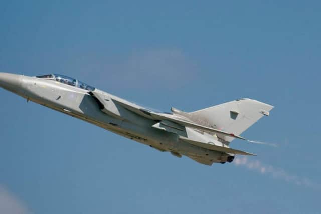An early version of the Tornado in flight