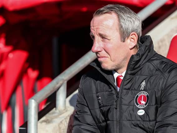 Charlton Athletic chief Lee Bowyer