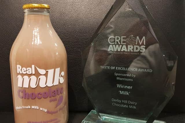 The taste award won by Derby Hill Dairy Weeton