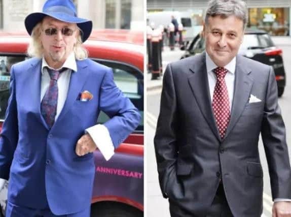 Owen Oyston (left) and Valeri Belokon (right) have been locked in a bitter legal dispute over money owed to Belokon.