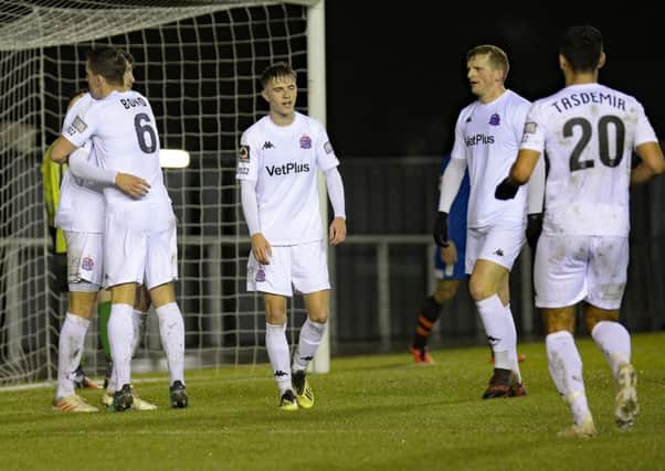 AFC Fylde hope to be celebrating again when they meet Chesterfield tomorrow