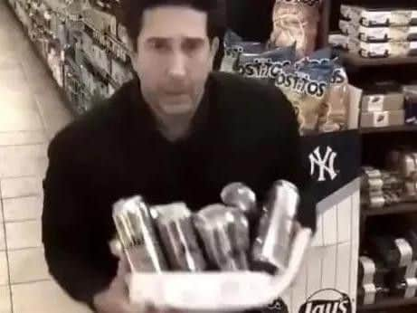 Actor David Schwimmer's mock up video