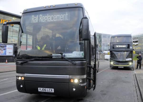 Blackpool Transport buses  as rail replacement services