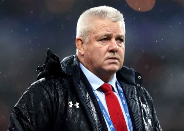 Wales head coach Warren Gatland