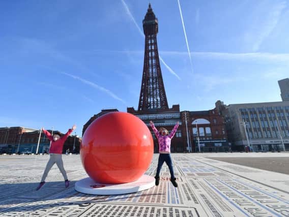 The giant red nose in Blackpool. Picture: Dave Nelson
