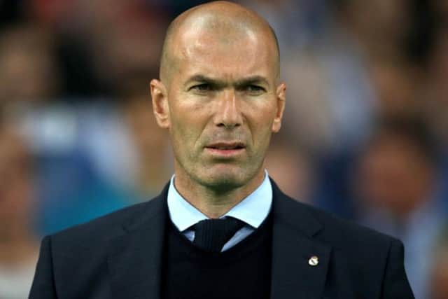 Former Real Madrid manager Zinedine Zidane