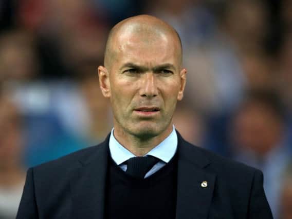 Former Real Madrid manager Zinedine Zidane