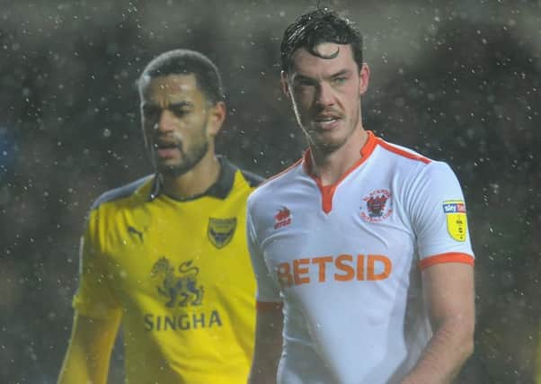 Blackpool lost the reverse league game with Oxford United in December