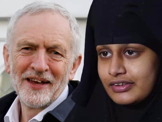 Jeremy Corbyn and Shamima Begum