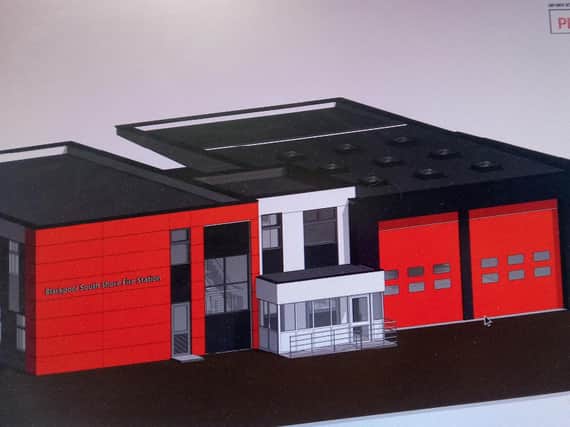 An artists impression of proposed changes to South Shore Fire Station