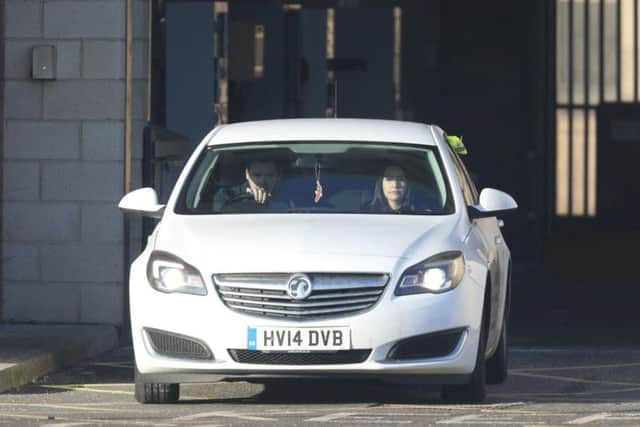 The car containing Peterborough MP Fiona Onasanya leaves HMP Bronzefield, less than four weeks after she was jailed for three months for perverting the course of justice after lying to police to avoid a speeding charge.