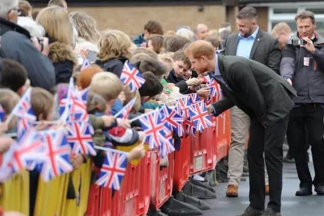 Prince Harry visited in 2017