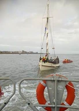 When Fleetwood Lifeboat helped out this yacht, they discovered it was a former lifeboat.