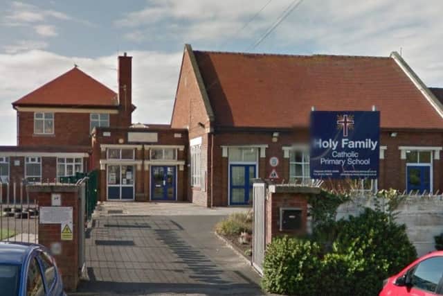 Holy Family Catholice Primary School. Pic from Google maps
