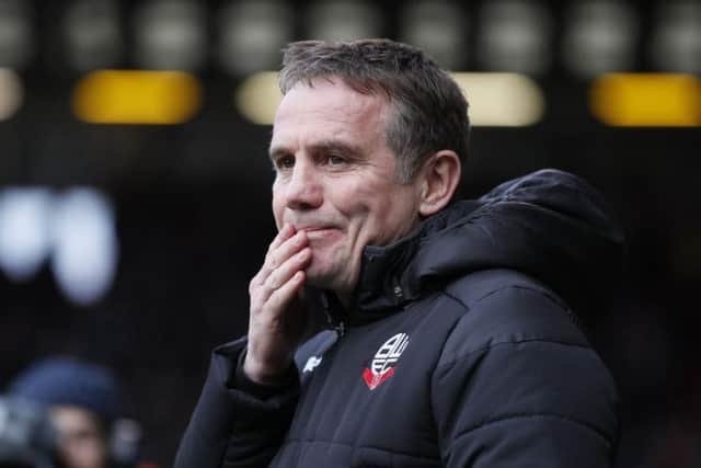 Bolton Wanderers boss Phil Parkinson