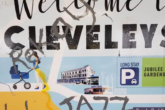 Vandalism at Cleveleys Bus Station