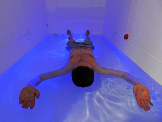 One of the floatation rooms at Rossco's Float Rooms in Ansdell