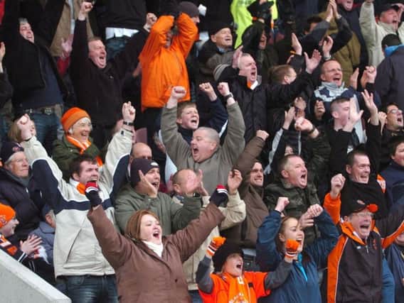 Blackpool FC fans are ready to celebrate in style at the first home match next Saturday