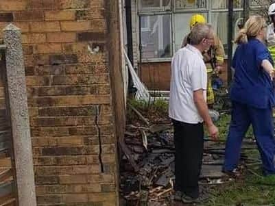 It was initially thought to have been caused by a gas canister exploding, but police now say the cause of the explosion is unexplained and is under investigation.
