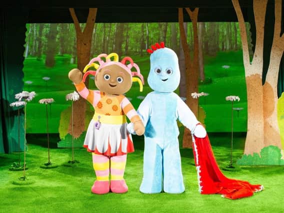 Upsy Daisy and Igglepiggle from In the Night Garden