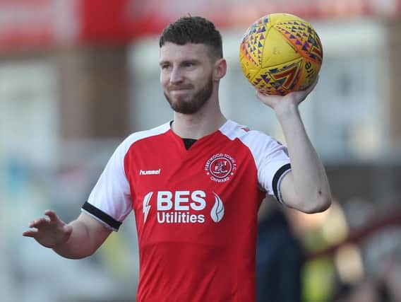 James Husband scored his first Fleetwood Town goal against Gillingham