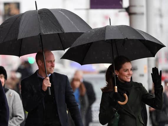The Duke and Duchess of Cambridge arriving at Blackpool Tower at 12.25pm on Wednesday, March 6, 2019 (Picture: Getty Images)