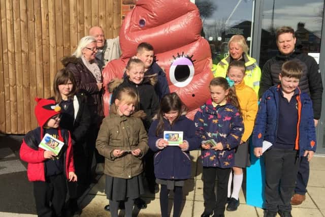 Thornton and Cleveleys pupils have been touring the streets to ask dog owners to clean up after their pets