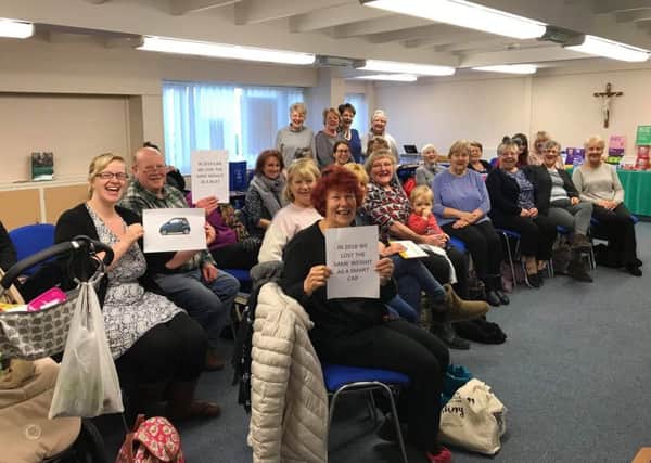 Cheryl Smith's Weight Watchers group in Knott End