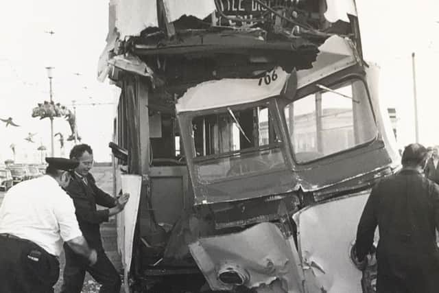 The tram was involved in a head-on crash with another tram in 1980.