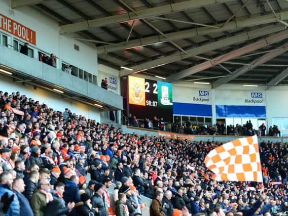 The home ends were packed for Blackpool's big homecoming