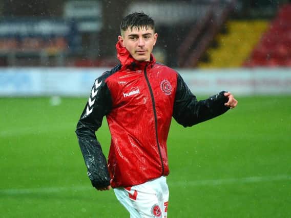 Ryan Rydel made his EFL debut for Fleetwood Town at Walsall