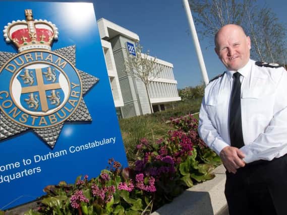 Durham Police Chief Constable Mike Barton, who stated his career in his hometown of Blackpool, has announced his retirement in the summer. Credit: Durham Police/PA