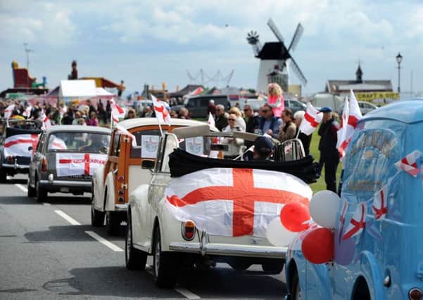 Last year's St George's Day Ferstival procession through Lytham