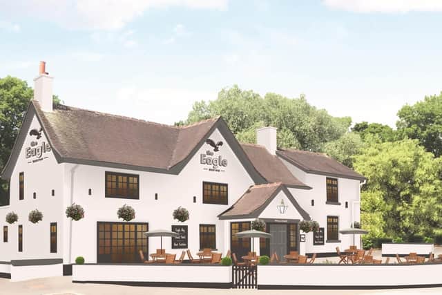 An artist's impression of how the Eagle at Weeton will look
